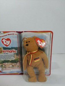 2000 Ty McDonalds International Bears II Germania The Bear Teenie Beanie Baby